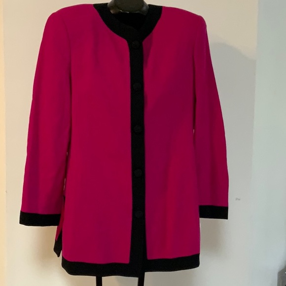 New with tag Ellen Tracy 2pc wool coat and skirt Size 12/14 - Picture 1 of 11